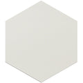 Sample - Chiffon White 8x9 Matte Hexagon Porcelain Tile (25 pack, 9.93 sq ft/case)