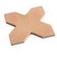 Sample - Terracotta 7" Star with 5" Cross Matte Porcelain Wall and Floor Tile (10.62 sq ft/case) - 68 Pack