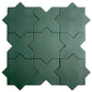 Seville 4.72 in. x 4.72 in. Matte Sage Green Porcelain Cross Wall and Floor Tile (5.31 sq ft/case) - 34 Pack