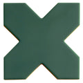 Sample - Sage Green 5x5 Matte Cross Porcelain Tile (34 pack, 5.31 sq ft/case)