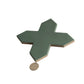 Seville 4.72 in. x 4.72 in. Matte Sage Green Porcelain Cross Wall and Floor Tile (5.31 sq ft/case) - 34 Pack