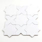 Seville 4.72 in. x 4.72 in. Matte Pure White Porcelain Cross Wall and Floor Tile (5.31 sq ft/case) - 34 Pack