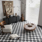 Sample - 5" Pearl White Star with Cobalt Blue Cross Glossy Ceramic Wall and Floor Tile (10.76 sq ft/case) - 54 Pack