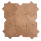 Sample - Terracotta 7" Star with 5" Cross Matte Porcelain Wall and Floor Tile (10.62 sq ft/case) - 68 Pack