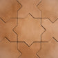 Seville 6.6 in. x 6.6 in. Matte Terracotta Porcelain Star Wall and Floor Tile (5.31 sq ft/case) - 34 Pack