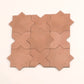 Seville 6.6 in. x 6.6 in. Matte Terracotta Porcelain Star Wall and Floor Tile (5.31 sq ft/case) - 34 Pack