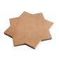 Terracotta 7" Star with Pure White 5" Cross Matte Porcelain (10.62 sq ft/case) - 68 Pack-sample