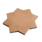 Terracotta 7" Star with Pure White 5" Cross Matte Porcelain (10.62 sq ft/case) - 68 Pack