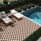 Sample - 5" Pearl White Star with Cobalt Blue Cross Glossy Ceramic Wall and Floor Tile (10.76 sq ft/case) - 54 Pack