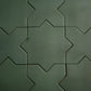 Sage Green 7" Star with 5" Cross Matte Porcelain Wall and Floor Tile (10.62 sq ft/case) - 68 Pack