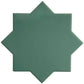 Sage Green 7" Star with Ecru Taupe 5" Cross Matte Porcelain (10.62 sq ft/case) - 68 Pack