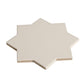 Seville 6.6 in. x 6.6 in. Matte Light Gray Porcelain Star Wall and Floor Tile (5.31 sq ft/case) - 34 Pack