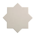 Sample - Light Gray 7x7 Matte Star Porcelain Tile (34 pack, 5.31 sq ft/case)