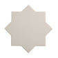 Sample - 5" Pearl White Star with Cobalt Blue Cross Glossy Ceramic Wall and Floor Tile (10.76 sq ft/case) - 54 Pack