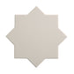 Sample - Light Gray 7" Star with 5" Cross Matte Porcelain Wall and Floor Tile (10.62 sq ft/case) - 68 Pack