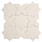 Light Gray 7" Star with 5" Cross Matte Porcelain Wall and Floor Tile (10.62 sq ft/case) - 68 Pack
