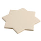 Ecru Taupe 7" Star with Pure White 5" Cross Matte Porcelain (10.62 sq ft/case) - 68 Pack-sample