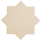 Sample - 5" Pearl White Star with Cobalt Blue Cross Glossy Ceramic Wall and Floor Tile (10.76 sq ft/case) - 54 Pack