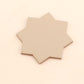 Seville 6.6 in. x 6.6 in. Matte Ecru Taupe Porcelain Star Wall and Floor Tile (5.31 sq ft/case) - 34 Pack