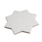 Pure White 7" Star with 5" Cross Matte Porcelain Wall and Floor Tile (10.62 sq ft/case) - 68 Pack