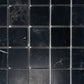 Vigoro 12 in. x 12 in. Polished Black Nero Marquina Mosaic Wall and Floor Tile (5 sq ft/case) - 5 pack