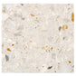 Terraforma 23.62 in. x 23.62 in. Polished Ivory White and Gray Terrazzo Large Format Wall and Floor Tile (15.5 sq ft/case) - 4 Pack