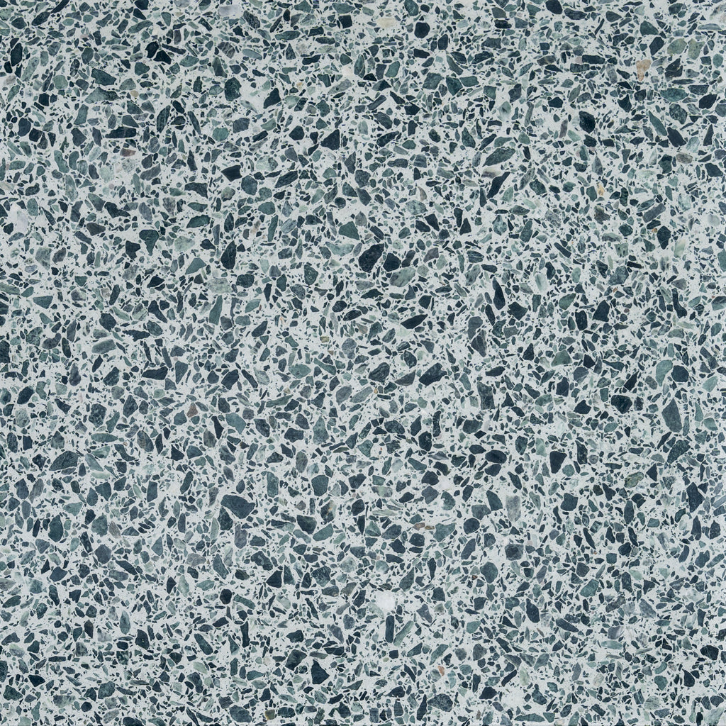 Terraforma 23.62 in. x 23.62 in. Honed Forest Green and White Terrazzo Large Format Wall and Floor Tile (7.75 sq ft/case) - 2 Pack