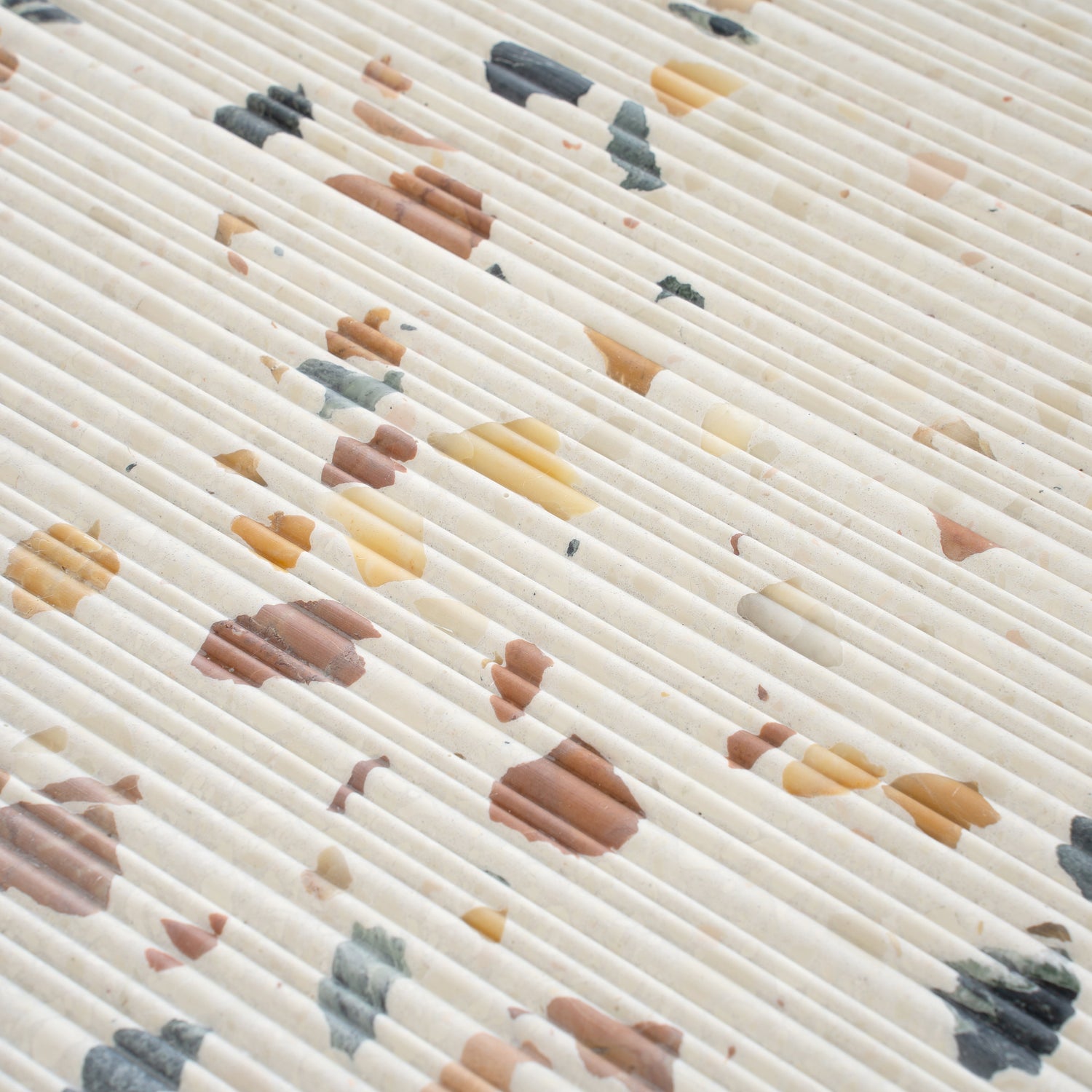 Sample - Beige 12x24 Textured Terrazzo Large Tile (7.75 sq ft/case, 4-Pack)