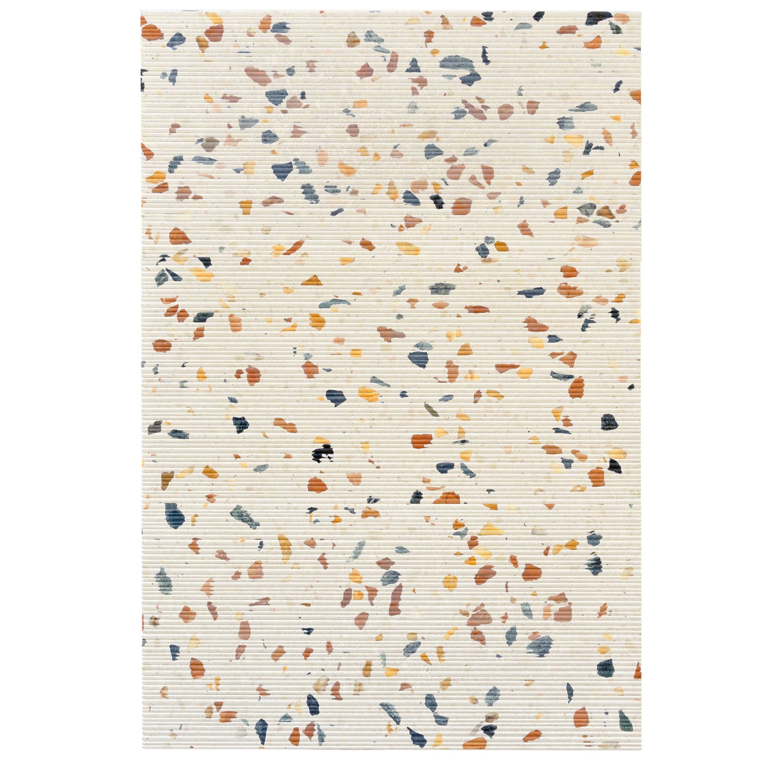 Sample - Beige 12x24 Textured Terrazzo Large Tile (7.75 sq ft/case, 4-Pack)