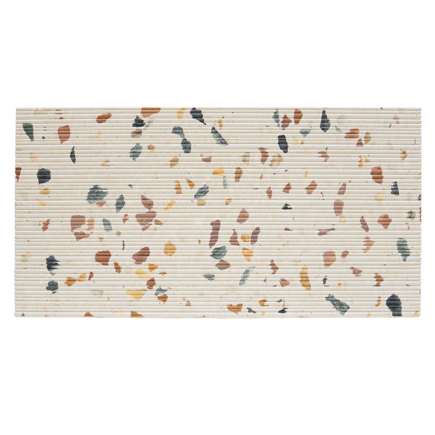 Sample - Beige 12x24 Textured Terrazzo Large Tile (7.75 sq ft/case, 4-Pack)