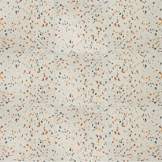 Beige Gold 24x24 Honed Square Terrazzo Large Format Tile (2 pack, 7.75 sq ft/case) - Sample