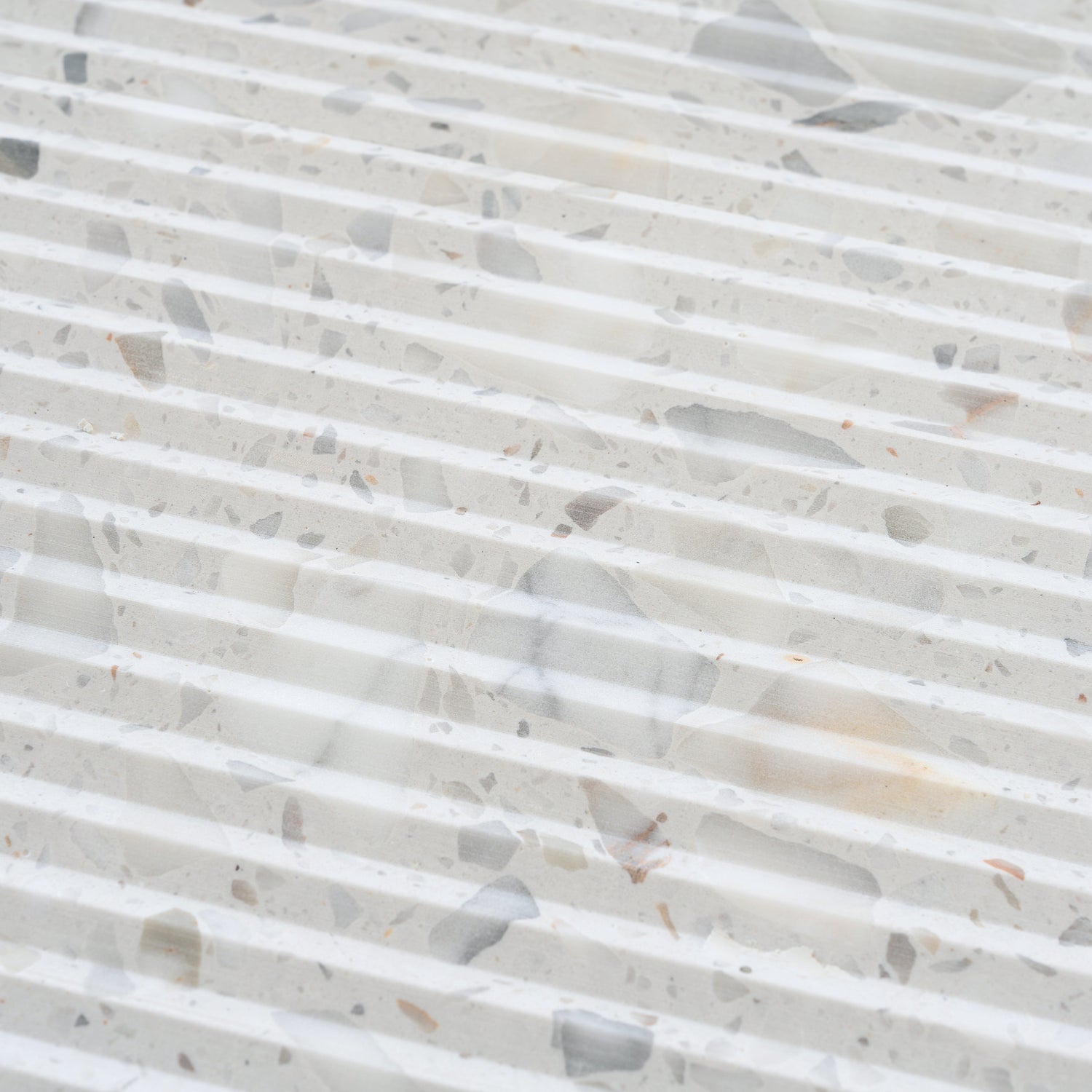 Sample - White, Beige 12x24 Textured Terrazzo Large Tile (7.75 sq ft/case, 4-Pack)