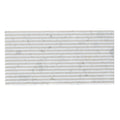 white beige 12x24 textured terrazzo large tile with wave ridges surface