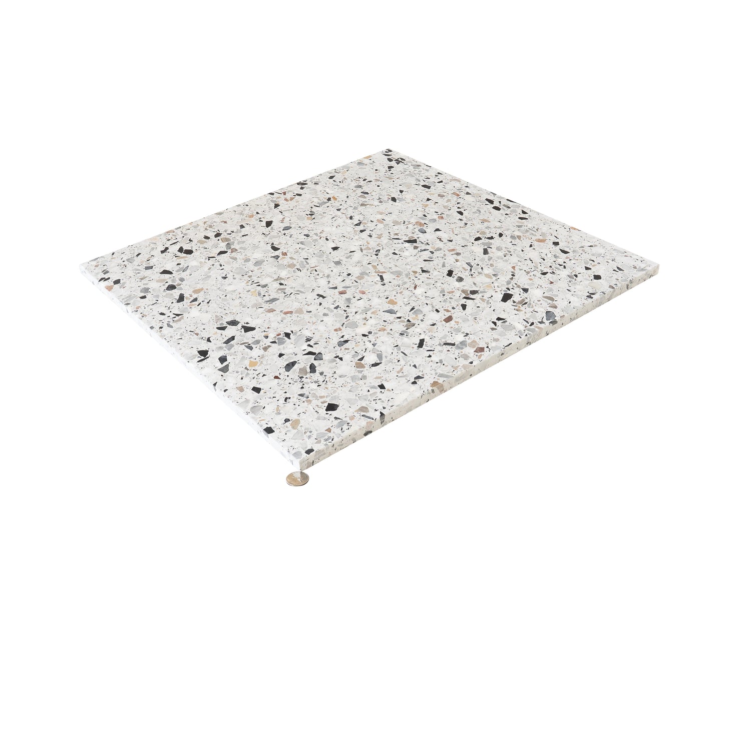 Sample - White 24x24 Honed Terrazzo Large Tile (7.75 sq ft/case, 2-Pack)