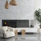 Sample - White 24x24 Honed Terrazzo Large Tile (7.75 sq ft/case, 2-Pack)