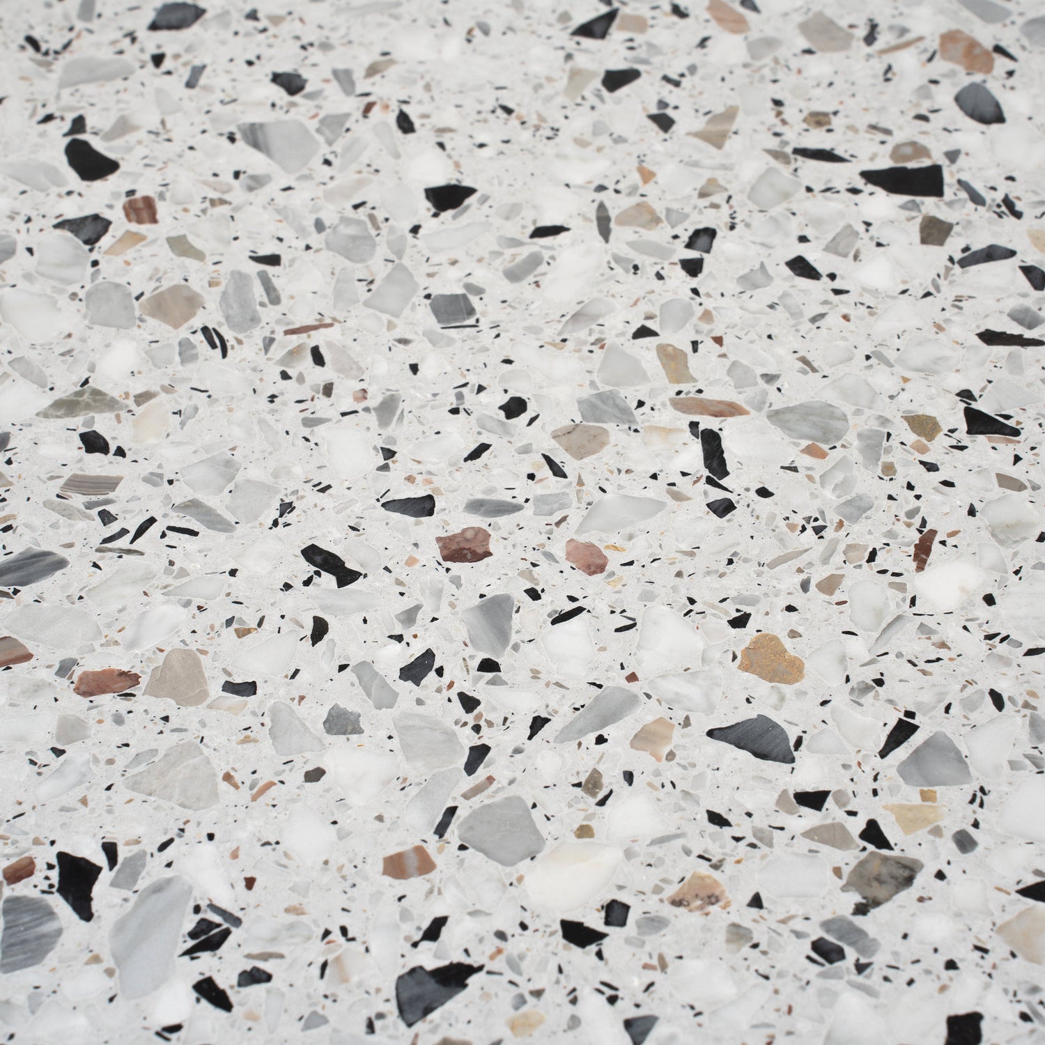 Sample - White 24x24 Honed Terrazzo Large Tile (7.75 sq ft/case, 2-Pack)