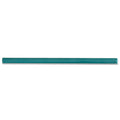 Glossy turquoise blue porcelain bullnose tile trim 0.6x11.8 inches sleek modern edge