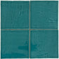 Terralis 5.9 in. x 5.9 in. Glossy Turquoise Blue Porcelain Square Wall and Floor Tile (4.65 sq ft/case) - 19 Pack