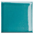 Sample - Turquoise Blue 2x2 Glossy Square Porcelain Tile (50 pack, 0.86 sq ft/case)