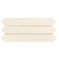 Terralis 3 in. x 19 in. Glossy Pearl White Porcelain Picket Wall and Floor Tile (7.65 sq ft/case) - 20 Pack