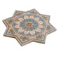 Terralis 7 in. x 7 in. Matte Taupe, Sage Green-Blue Terracotta Porcelain Star Wall and Floor Tile (6.46 sq ft/case) - 16 Pack