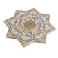 Terralis 7 in. x 7 in. Matte Beige, Soft Gray-Blue Terracotta Porcelain Star Wall and Floor Tile (6.46 sq ft/case) - 16 Pack