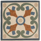 Terralis 5.9 in. x 5.9 in. Matte Deep Blue, Forest Green Terracotta Porcelain Square Wall and Floor Tile (4.65 sq ft/case) - 19 Pack