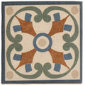 Sample - Terracotta Blue Green 6x6 Matte Square Porcelain Tile (19 pack, 4.65 sq ft/case)
