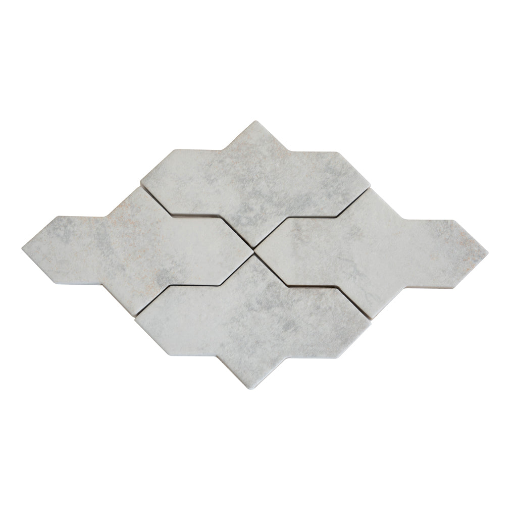 Terralis 7 in. x 2.5 in. Matte Beige Porcelain Star Wall and Floor Tile (5.33 sq ft/case) - 36 Pack