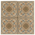 Sample - Taupe-blue Terracotta 6x6 Matte Square Porcelain Tile (19 pack, 4.65 sq ft/case)