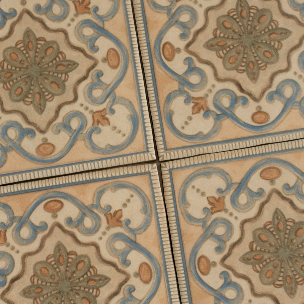 Terralis 5.9 in. x 5.9 in. Matte Taupe-blue Terracotta Porcelain Square Wall and Floor Tile (4.65 sq ft/case) - 19 Pack