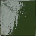 Sample - Deep Forest Green 6x6 Glossy Square Porcelain Tile (19 pack, 4.65 sq ft/case)