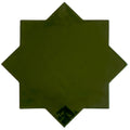 Sample - Deep Forest Green 7x7 Glossy Star Porcelain Tile (16 pack, 6.46 sq ft/case)