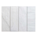 Sample - White 4x13 Matte Brick Porcelain Tile (31 pack, 12.034 sq ft/case)